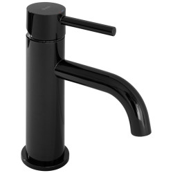 Nowoczesna Bateria Umywalkowa LUNGO w Eleganckiej Czarnej Metalice - Niska i Stylowa