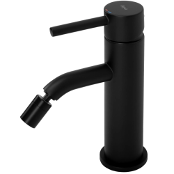 Ekskluzywna Bateria Bidetowa Lungo w Metalicznym Czarnym Wykończeniu