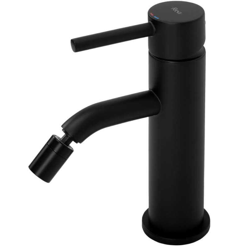 Ekskluzywna Bateria Bidetowa Lungo w Metalicznym Czarnym Wykończeniu