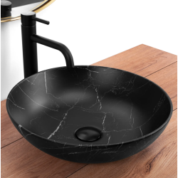 Wyjątkowa Umywalka NABLATOWA FIBO BLACK MATT - Elegancja i Nowoczesność