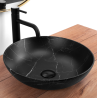 Wyjątkowa Umywalka NABLATOWA FIBO BLACK MATT - Elegancja i Nowoczesność