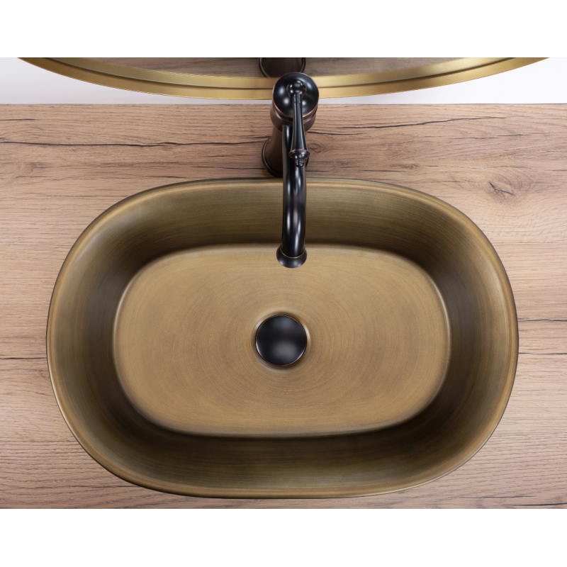 Stylowa Umywalka Nablatowa Wilma Rustic - Elegancja i Funkcjonalność dla Twojej Łazienki