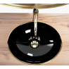 Zjawiskowa Umywalka SOFIA, Złoty Mat/Czarny - Elegancja Nablatowa