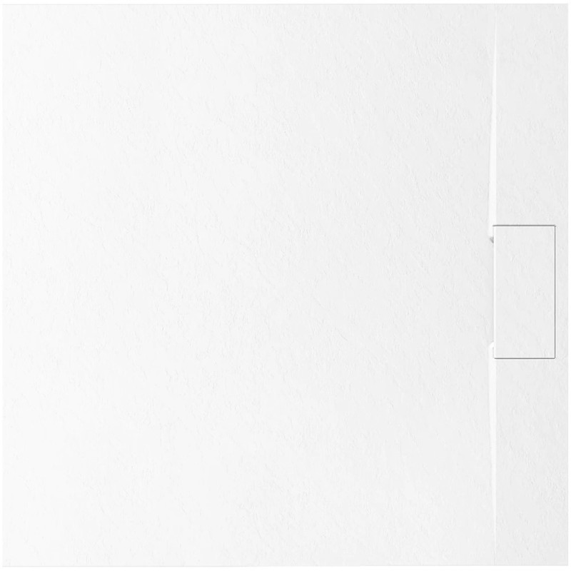 Elegancki Brodzik Biały BAZALT 90x90 - Nowoczesny Design dla Twojej Łazienki