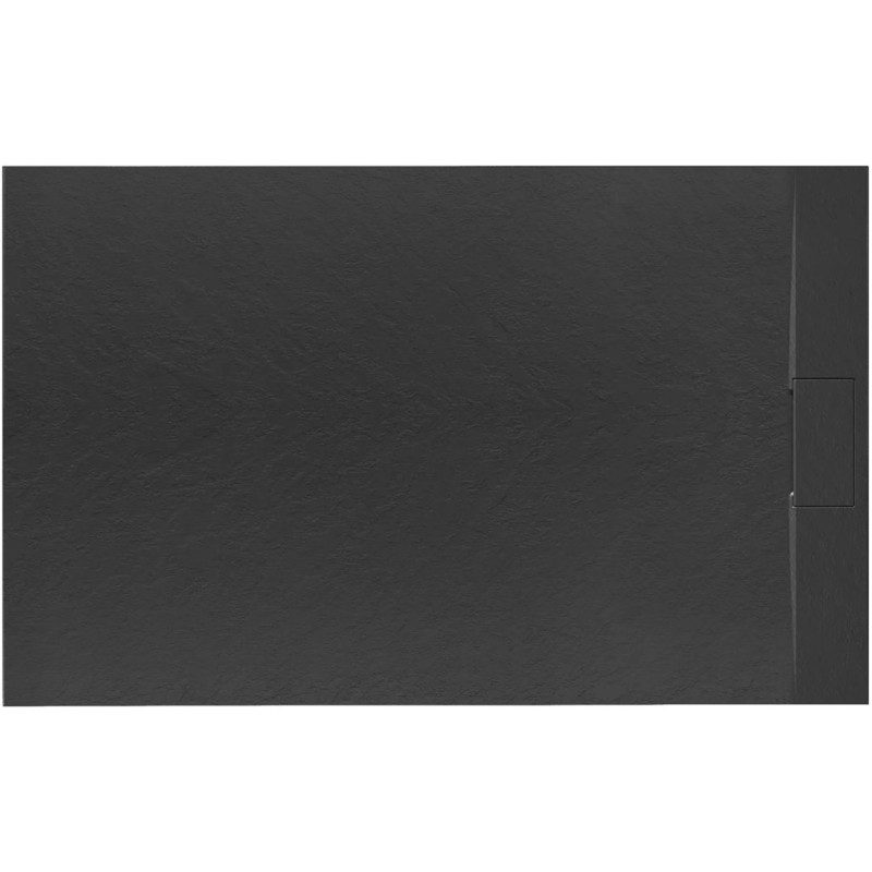 Elegancki Brodzik Bazalt Black 80x100 cm - Styl i Funkcjonalność w Twojej Łazience