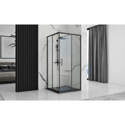 Brodzik Bazalt Black Stone 90x120 cm - Nowoczesny Styl i Trwałość do Twojej Łazienki