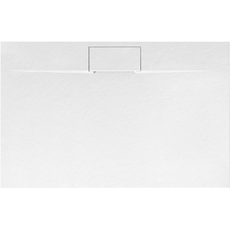 Nowoczesny Brodzik Bazalt Long White 80x120 cm - Elegancja i Komfort w Twojej Łazience