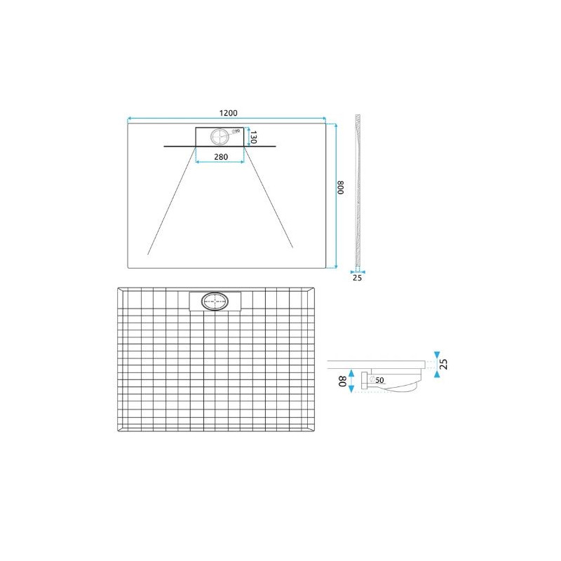 Elegancki Brodzik Bazalt Long White 90x120 - Minimalistyczny Design dla Twojej Łazienki!