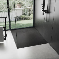 Luksusowy Brodzik MAGNUM BLACK 80x100 – Nowoczesny Design w Twojej Łazience