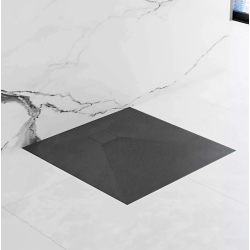 Luksusowy brodzik MAGNUM BLACK 90x90 - Elegancja i styl w Twojej łazience!