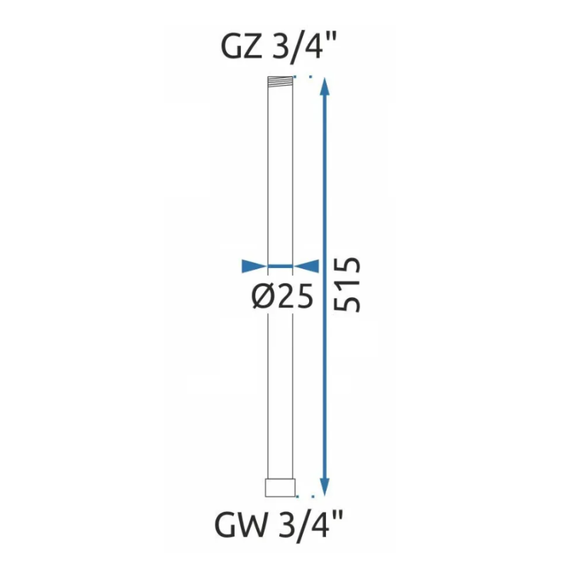 Dodatkowa Przedłużka 50cm - Elegancki Czarny Design do Twojego Zestawu!