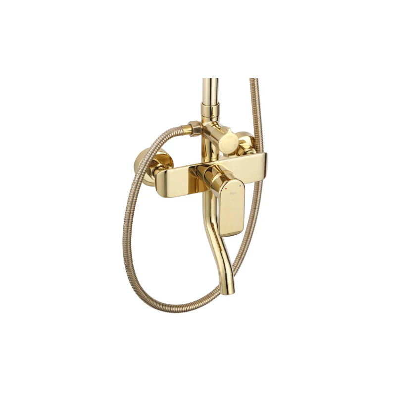 Złoty Zestaw Prysznicowy Bloom: Luksusowy Akcent do Twojej Łazienki!