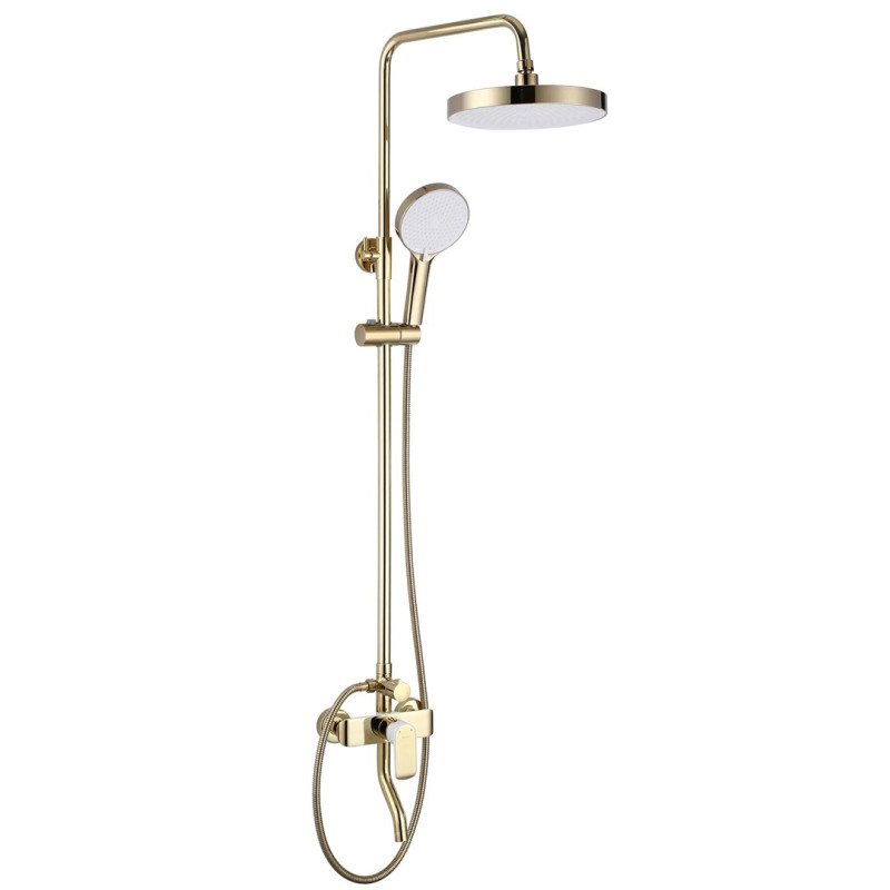 Zestaw Prysznicowy Bloom MY1805-77WG - Elegancja Bieli i Złota