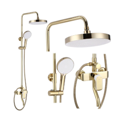 Zestaw Prysznicowy Bloom MY1805-77WG - Elegancja Bieli i Złota