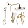 Zestaw Prysznicowy Bloom MY1805-77WG - Elegancja Bieli i Złota