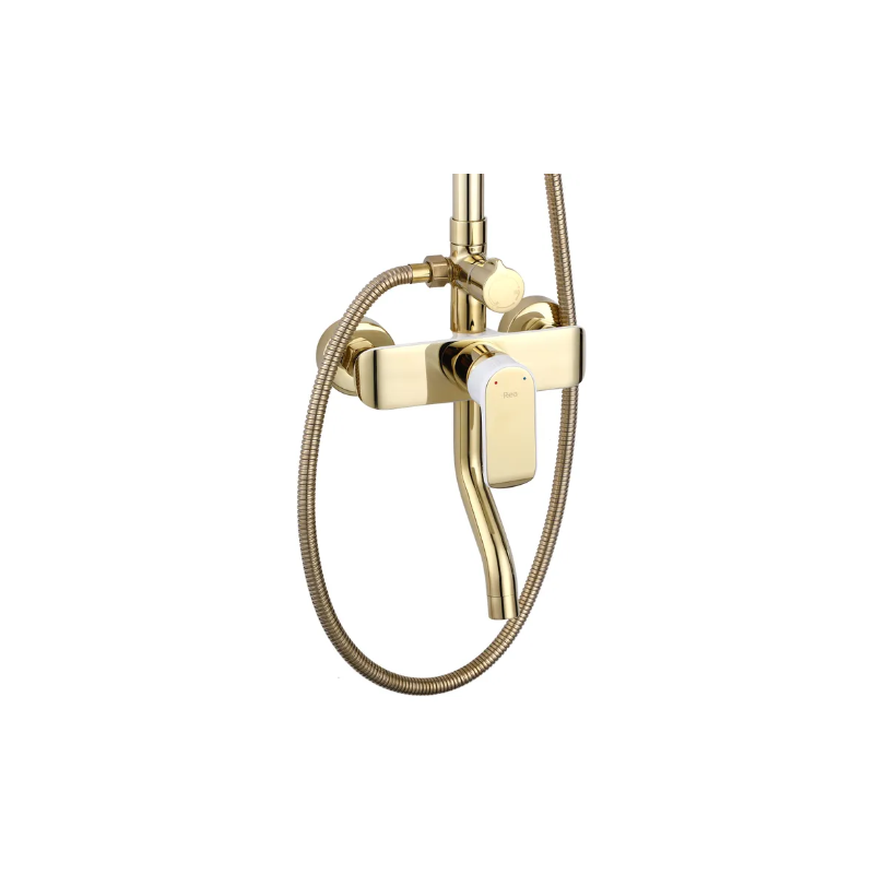 Zestaw Prysznicowy Bloom MY1805-77WG - Elegancja Bieli i Złota