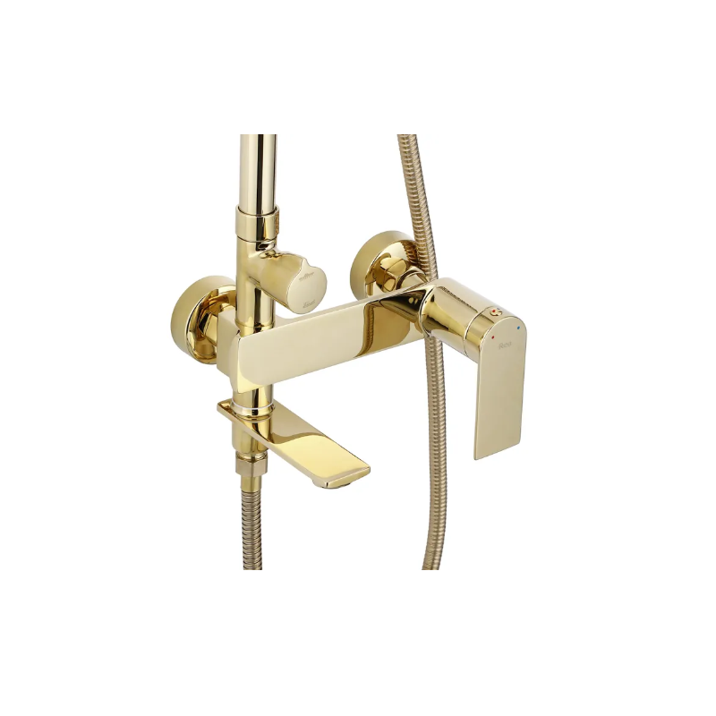 Ekskluzywny Zestaw Natryskowy Storm MY1902-78G w Złocie - Luksusowy Prysznic!