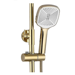 Ekskluzywny Zestaw Natryskowy Storm MY1902-78G w Złocie - Luksusowy Prysznic!