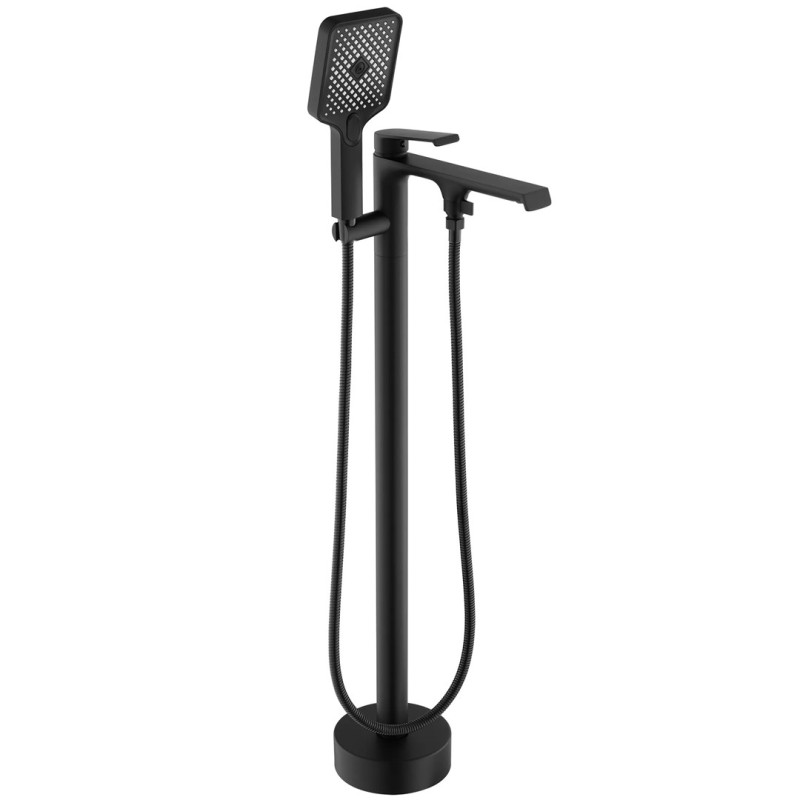 Luksusowa Bateria Wannowa Wolnostojąca HASS MY2061-38B, Nowoczesny Design, Głęboka Czerń