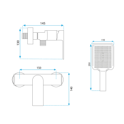 Ekskluzywna Złota Bateria Prysznicowa HASS MY2061-8GG - Klasa i Styl łazienki!