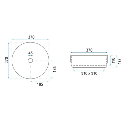 Zielona Elegancja: Umywalka Nablatowa SAMI w Macie