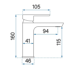 Luksusowa Bateria Łazienkowa ARGUS MY2021-2GG, Złota Szczotkowana, Niska
