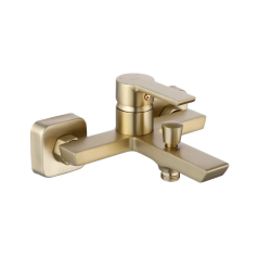 Elegancka Bateria Wannowa My2021-3GG Argus - Złote Wykończenie Szczotkowane