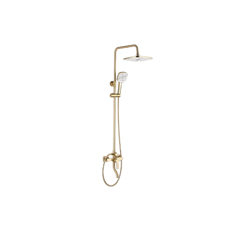 Luksusowy Zestaw Natryskowy ARGUS Złoty Szczotkowany - Nowoczesny Design!