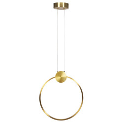 Elegancka Lampa Wisząca 40cm Złoty Blask - Model APP1396-CP