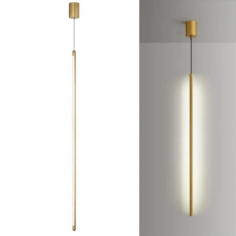 Złota Lampa Wisząca APP1414-C 100cm – Elegancja w Twoim Wnętrzu