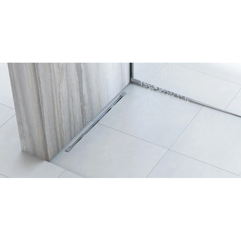 Elegancka Listwa Spadkowa 120 cm Lewa - Nowoczesny Design Szczotkowany