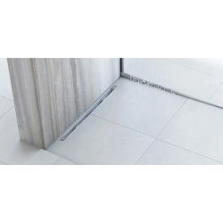 Elegancka Listwa Spadkowa 140 cm Prawa Szczotkowane Wykończenie