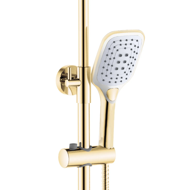 Luksusowy Zestaw Prysznicowy MELIA - Elegancja w Bieli i Złocie