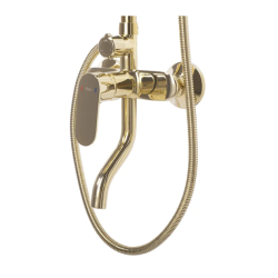 Zestaw Prysznicowy Salton Deluxe – Luksusowe Złoto dla Twojej Łazienki