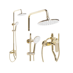 Zestaw Prysznicowy Salton Deluxe – Luksusowe Złoto dla Twojej Łazienki