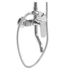 Nowoczesny Zestaw Prysznicowy SALTON Chrom – Elegancja Twojej Łazienki!