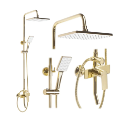 Maximus Złoty: Luksusowy Zestaw Prysznicowy, Który Odmieni Twoją Łazienkę