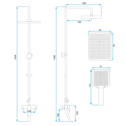 Maximus Złoty: Luksusowy Zestaw Prysznicowy, Który Odmieni Twoją Łazienkę
