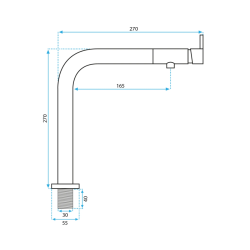 Luksusowa Bateria Cole w Szczotkowanym Złocie - Elegancja Twojej Kuchni
