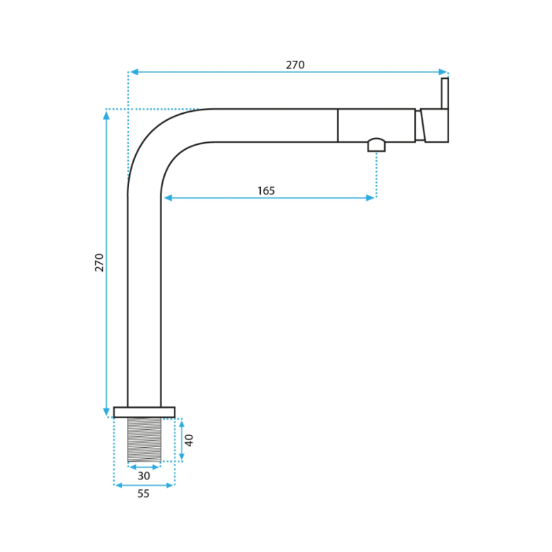 Luksusowa Bateria Cole w Szczotkowanym Złocie - Elegancja Twojej Kuchni