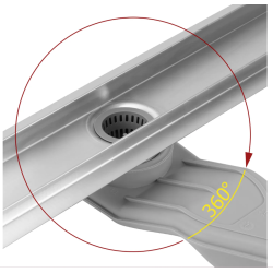 Stylowy Odpływ NEOX SuperFlow 800mm w Wykończeniu Szczotkowanym - Elegancja dla Twojej Łazienki