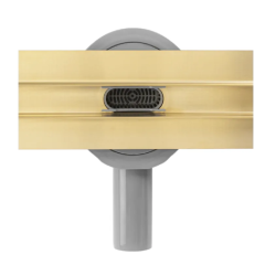 Ekskluzywny Odpływ Neox Slim Pro – Złoto Szczotkowane, Długość 800 mm