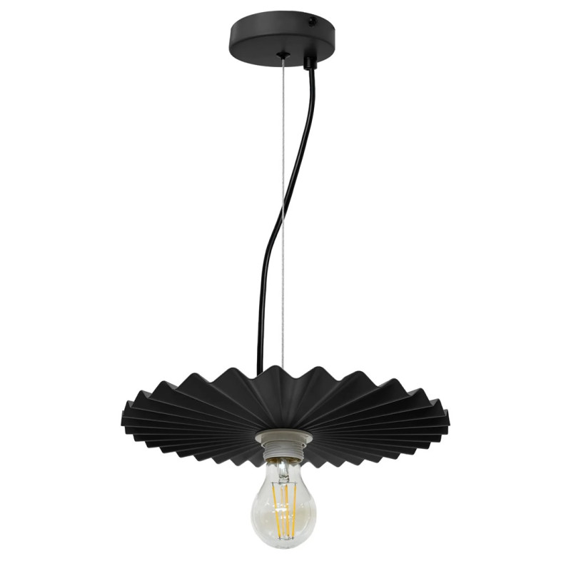 Elegancka Lampa Sufitowa APP1452-1CP, Czarna, 30cm – Styl i Klasa w Twoim Domu!