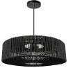 Elegancka Lampa Wisząca APP1484-1C Czarna - Nowoczesny Design do Twojego Wnętrza