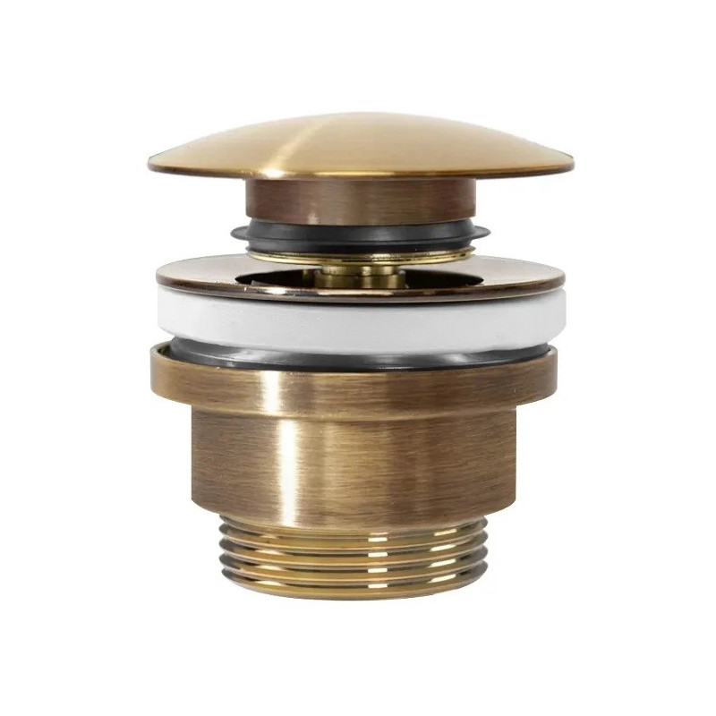 Stylowy Złoty Korek Klik-Klak Uniwersalny – Antyczny Design dla Twojej Łazienki!