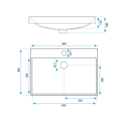 Stylowa Umywalka Mandy Wpuszczana - Elegancja i Funkcjonalność w Twojej Łazience