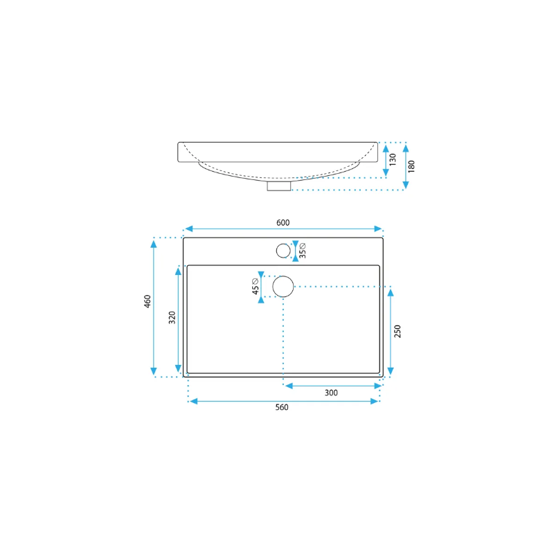 Stylowa Umywalka Mandy Wpuszczana - Elegancja i Funkcjonalność w Twojej Łazience