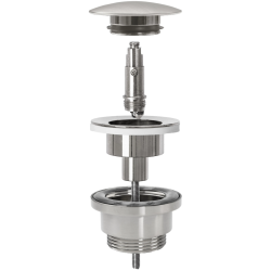 Uniwersalny Syfon Klik-Klak z Niklu Szczotkowanego – Elegancja i Funkcjonalność