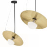 Elegancka Lampa APP1417-CP w Czarno-Złotym Wykończeniu