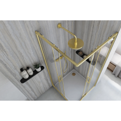 Ekskluzywna Kabina Prysznicowa Gold City 90x90 - Styl i Elegancja w Twojej Łazience